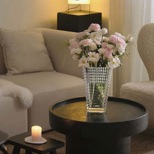 Vases: Crystal Vase (Beveled)