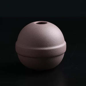 Vases: Nordic Round Vase Purple Small 10cm X 10cm