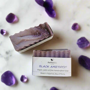 Black Amethyst handmade soap - fields&Co.