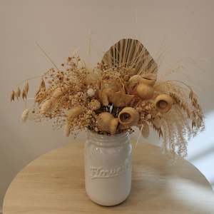 Natural - Jam Jar Arrangement