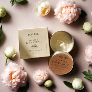 Scullys NZ - Blush peony Hand and Body cream