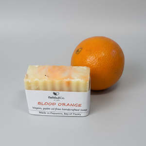 New: Blood Orange inspired handmade soap - fields&co