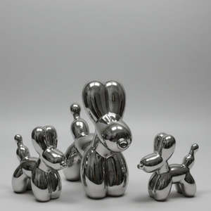 Homeware: Electroplated Balloon Dogs