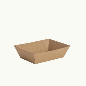 Food Boxes Trays Cardboard: Kraft Tray Sml 13x9x5cm 50/slv 500/ctn