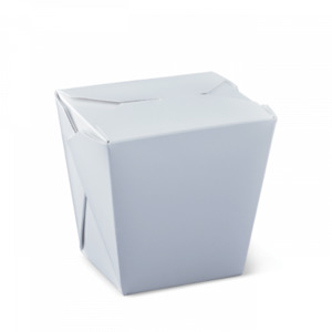 16oz White Noodle Box (no handle)  250/ctn