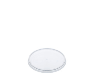 Clear lid for 87mm dia Tubs 160ml-400ml 100/slv 1000/ctn