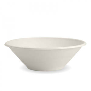 Plates Biodegradable Compostable: Sugarcane Bowl 32oz (950ml) 100/slv 400/ctn..