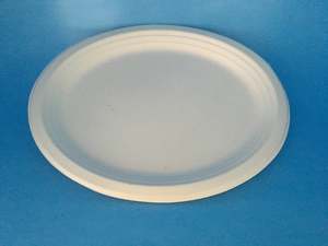 Plates Biodegradable Compostable: Sugarcane Oval Plate Large 318x255 50/sleeve, 500/carton
