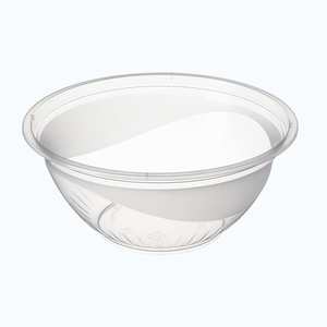 Plates Plastic: Noodle Bowl 1 litre (White) 50/sleeve 400/carton
