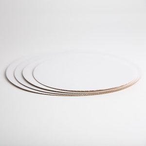 Cardboard Cake Discs: 12" White corrugated board Cake / Pizza discs 200/pkt