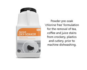 Oxy-Soaker 5kg oxgenated presoaker for cutlery crockery etc