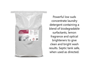 Laundry: Action Concentrated Commercial Laundry Powder 20kg