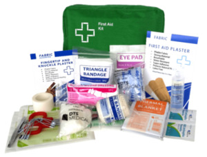 Lone Worker / Vehicle First Aid Kit - 1 person Soft Pack