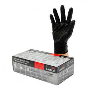 Black Nitrile Gloves Large 100/box