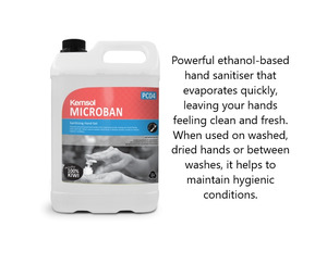 Handcare: Microban Evaporating Sanitising Hand Gell 500ml
