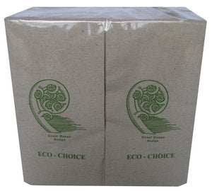 ECO Dinner Napkins 1 Ply 8 Fold 200/pkt 12/ctn