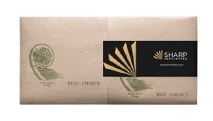 ECO Cocktail Napkin 1 ply 4 fold 500/pkt 12/ctn