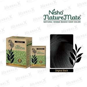 Products: Nisha Nature Mate Natural Black Henna based No Ammonia 100% Herbal Protection For Women & Men – 60g – KOTTAKKAL AYURVEDA NZ