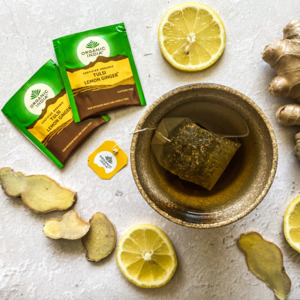 Ayurvedic Cooking Spices: Tulsi Lemon Ginger Tea