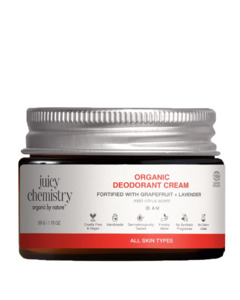 Organic Deodorant Cream with Grapefruit And Lavender - 50g