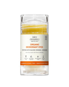 Organic Deodorant Stick with Blood Orange and Geranium - 40g