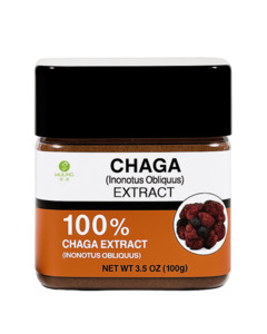 Support Immunity: 100% Natural Chaga Extract Powder