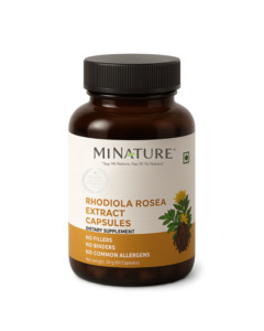 Capsules: 100% Natural Rhodiola Rosea Extract Capsules | 60 Veg Caps | 500mg