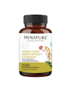 Horny Goat Weed Extract Capsules 500mg | 90 Veg Caps
