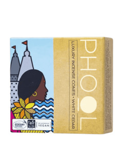 White Cedar - Natural Incense Cones by Phool