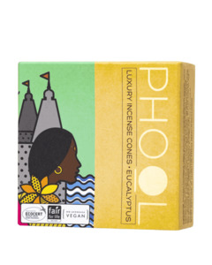 Incense Sticks Cones: Eucalyptus - Natural Incense Cones by Phool