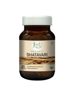 Certified Organic Tablets: Organic Shatavari Tablets - 600mg