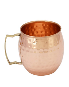 Handmade Pure Copper Mugs - Set of 4