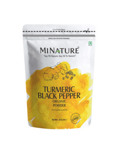 Organic Turmeric Black Pepper Powder 227g - USDA Certified