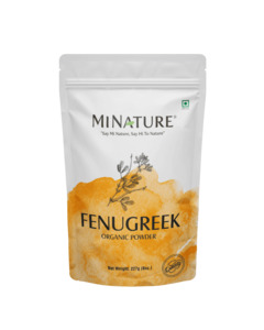 Pure Spices: Organic Fenugreek Powder 227g - USDA Certified