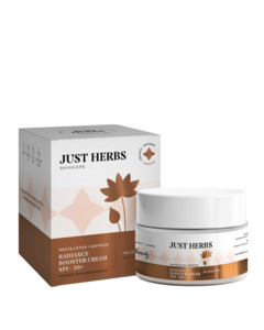 Just Herbs: Radiance Cream SPF 30+ with White Lotus and Saffron