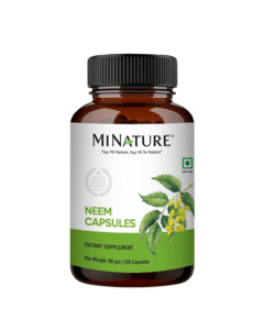 Eye Care: 100% Natural Neem Capsules 60 Veg Caps | 500mg
