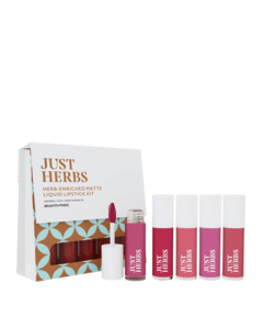 Makeup Beauty: Herb Enriched Matte Liquid Lipstick Kit - Set of 5