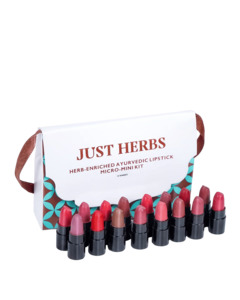 Makeup Beauty: Herb Enriched Ayurvedic Lipstick Micro-Mini Kit