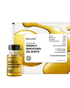 Onion & Bakuchiol Oil Shots For Hair Fall Reduction