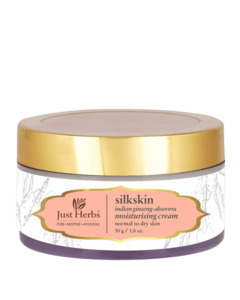 Silkskin Ashwagandha + Aloevera Moisturising Cream 50gms