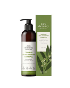 Organic Anti-Dandruff Shampoo Fortified with Rosemary + Tea Tree - 200ml