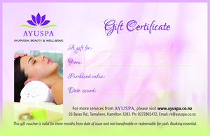 Ayuspa Gift Vouchers