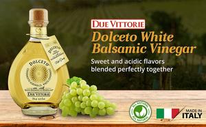 Premiun Balsamic: Due Vittorie Dolceto White Balsamic Vinegar
