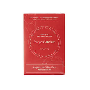 Breast Feeding: Raspberry & White Choc Mama Biscuits