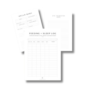 Newborn Feeding & Sleep Log - Free Download