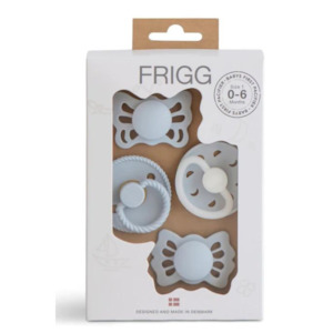 Powder Blue Frigg Baby's First Pacifier Set - Moonlight Sailing