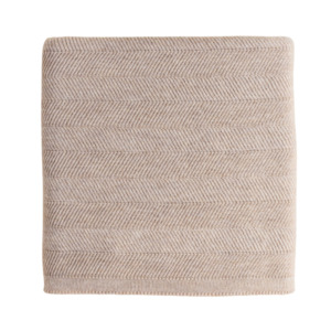 Linen: Sand Freddie Merino Blanket