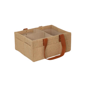 Diaper Bags: Tan Teddy Mini Bunnie Caddie