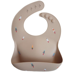 Bibs: Rocket Silicone Bib