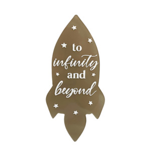 Milestone Plaques: To Infinity Plaque